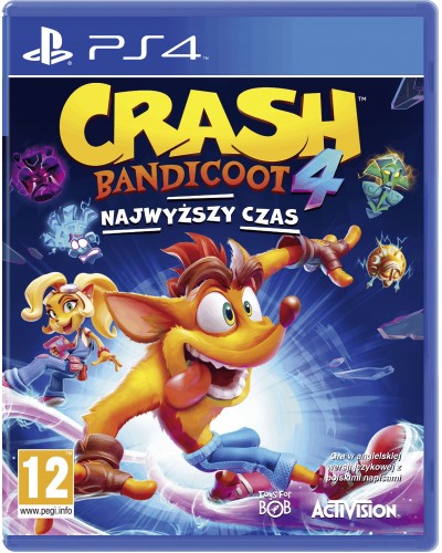 Crash Bandicoot 4 Najwyższy Czas + nakładki na analogi