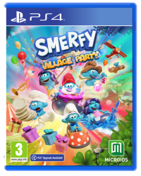 Smerfy Village Party PS4 + nakładki na analogi 