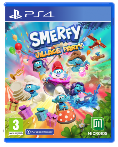 Smerfy Village Party PS4 + nakładki na analogi 
