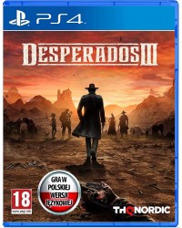 Desperados III PS4 + nakładki na analogi Desperados III PS4 + nakładki na analogi