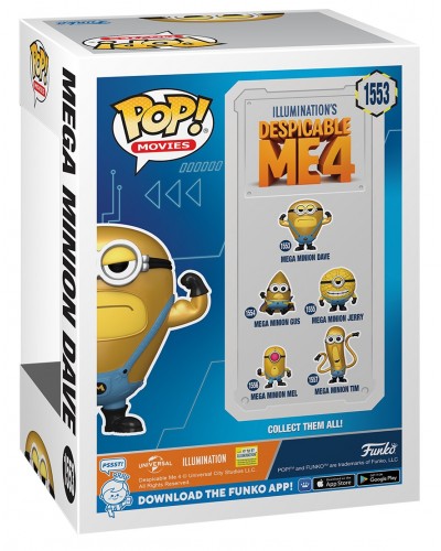 Figurka POP Movies Despicable Me 4 Mega Minion Dave 1553 