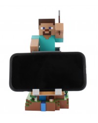 Uchwyt Stojak Smartfon Pad Kontroler Minecraft Steve Cable Guys 