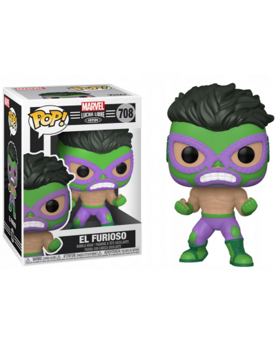 Figurka Pop Marvel Lucha Libre El Furioso Hulk 708 