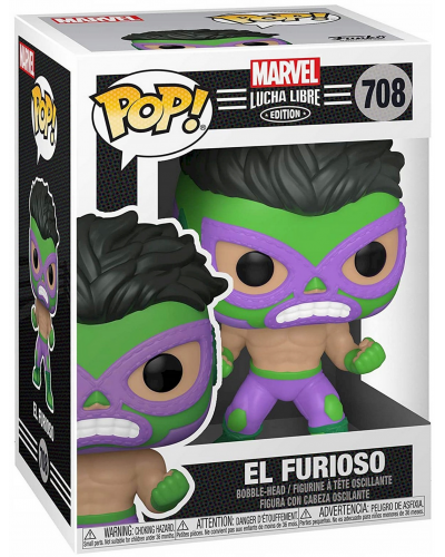 Figurka Pop Marvel Lucha Libre El Furioso Hulk 708 