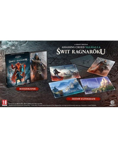 Assassin's Creed Valhalla Dawn Of Rangarok PS5 PL + nakładki na analogi