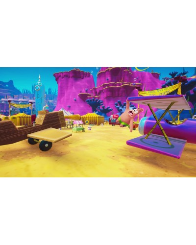 Spongebob SquarePants Kanciastoporty Gra Patryka Rozgwiazdy PS4 + Gratis