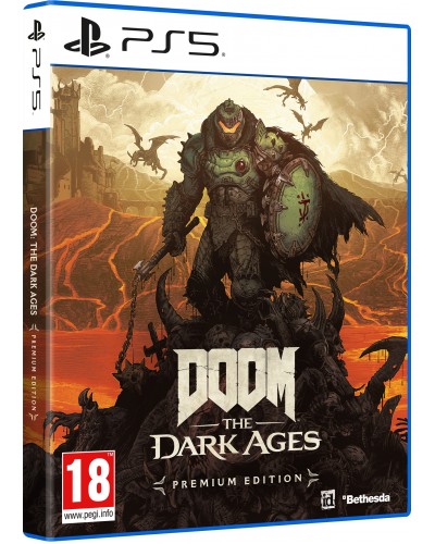 Doom The Dark Ages Edycja Premium PS5 + DLC + nakładki na analogi Doom The Dark Ages Edycja Premium PS5 + DLC + nakładki na analogi