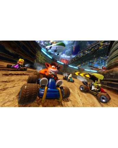 Crash Team Racing Nitro Fueled PS4 + nakładki na analogi