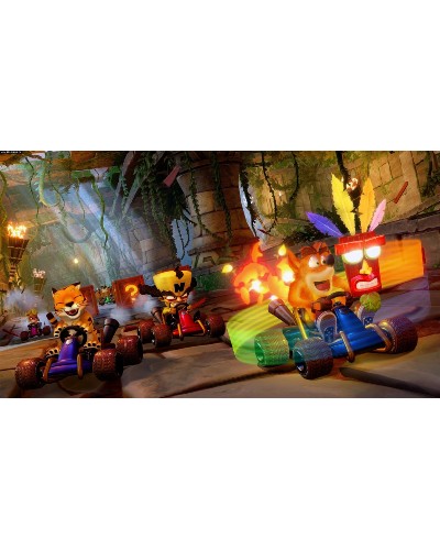 Crash Team Racing Nitro Fueled PS4 + nakładki na analogi