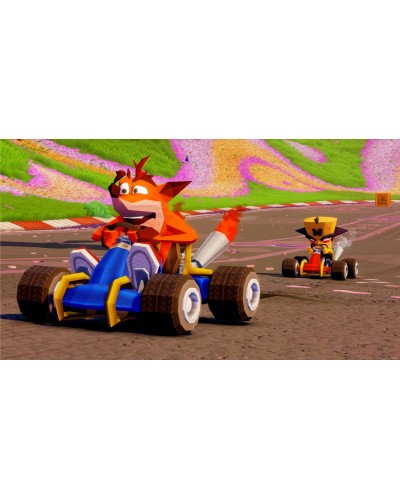 Crash Team Racing Nitro Fueled PS4 + nakładki na analogi