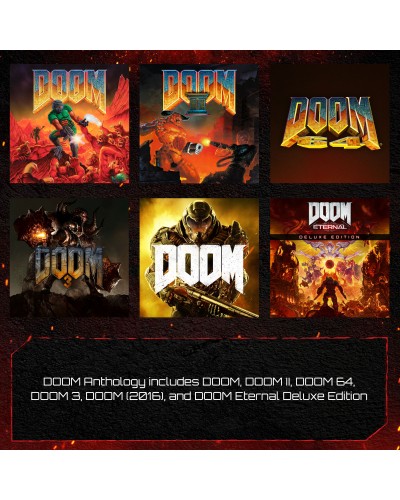 Doom Anthology PC + steelbook + replika broni BFG