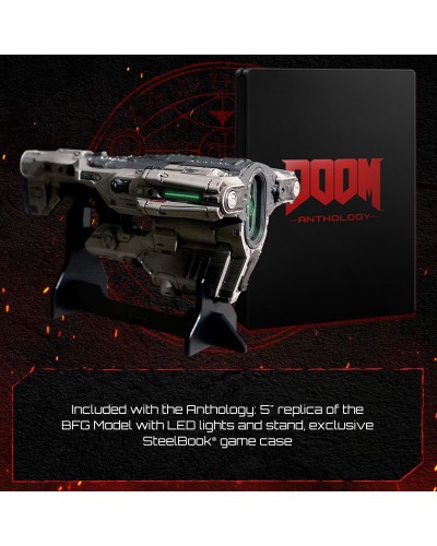 Doom Anthology PC + steelbook + replika broni BFG