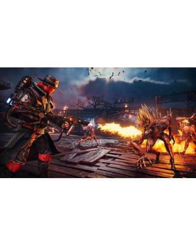 Evil West PS4 PL + nakładki na analogi